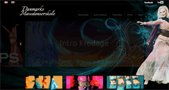 Desktop Screenshot of danmarksmavedanserskole.dk